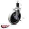 Service Caster 5 Inch Thermoplastic Rubber Wheel 1-7/8 Inch Expanding Stem Caster with Brake SCC-EX05S510-TPRS-SLB-178 - alternate 2